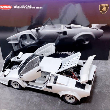 Kyosho Lamborghini Countach LP5000S White 1:12 scale model
