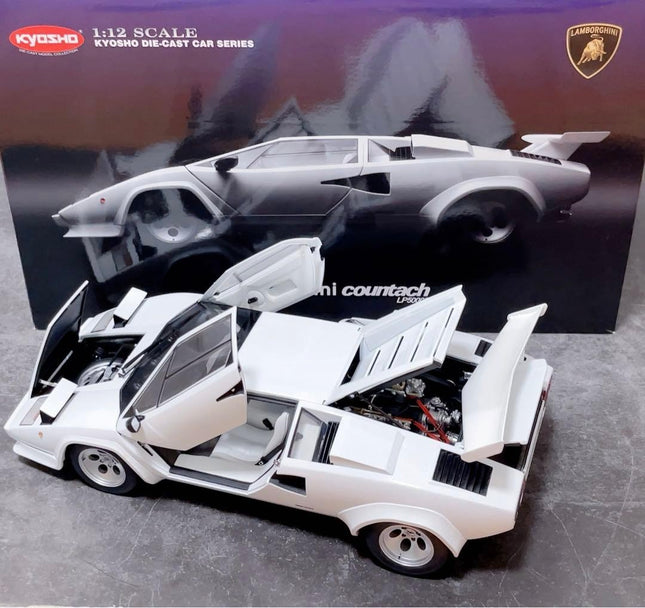 Kyosho Lamborghini Countach LP5000S White 1:12 scale model