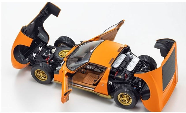 Kyosho Lamborghini Miura P400 Orange 1:12 scale model