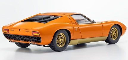 Kyosho Lamborghini Miura P400 Orange 1:12 scale model