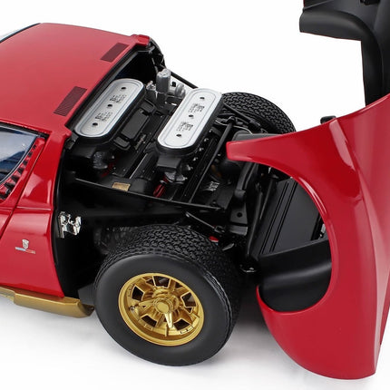 Kyosho Lamborghini Miura P400 Red Gold 1:12 scale model