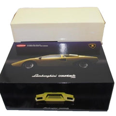 Kyosho Lamborghini Countach LP400 Yellow 1:12 scale model