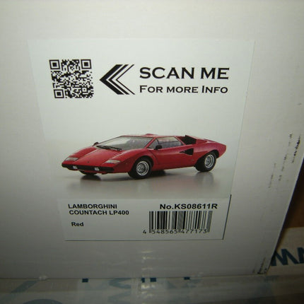 Kyosho Lamborghini Countach LP400 Red 1:12 scale model