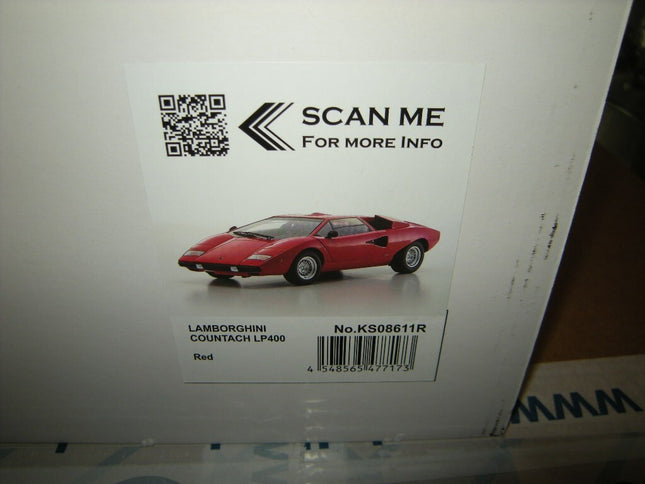 Kyosho Lamborghini Countach LP400 Red 1:12 scale model