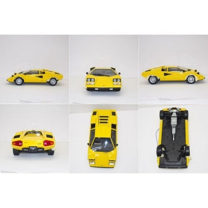 Kyosho Lamborghini Countach LP400 Yellow 1:12 scale model