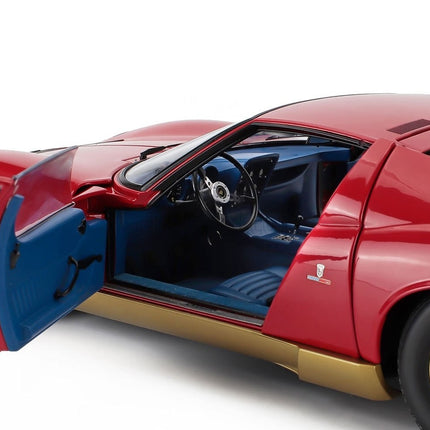 Kyosho Lamborghini Miura P400 Red Gold 1:12 scale model