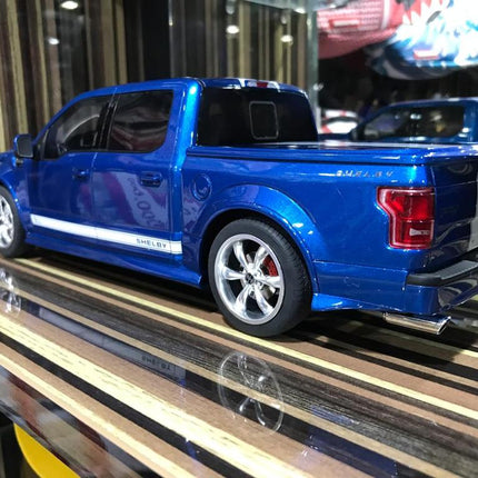 GT Spirit 1:18 Ford F-150 Shelby Blue Resin Model Car - collectible scale model car