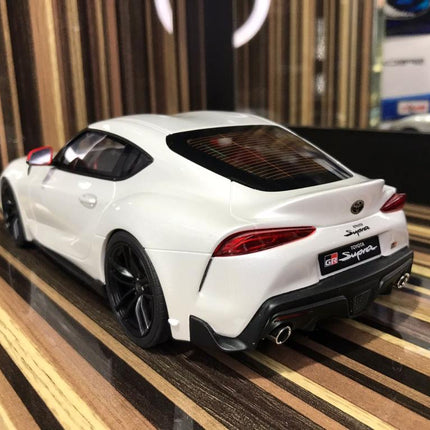 GT Spirit 1/18 Toyota Supra GR White Resin Model Car - fine detailed model replica