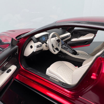 Xiao Guang Aston Martin DB12 Silver 1:18 Diecast Model Car - showroom-quality model replica