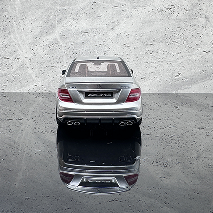 GT Spirit Mercedes-Benz C63 Silver 1:18 Resin Model Car - scale model for display