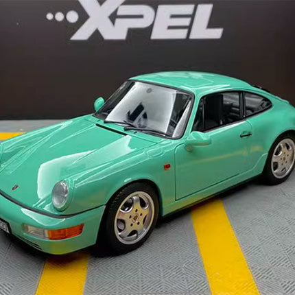 Norev Porsche 911 Carrera 4 Silver 1:18 Diecast Model Car - fine detailed model replica