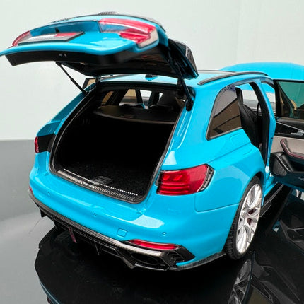 YX Car Model 2022 Audi RS4 Touring Simulation 1:18 Diecast Model Car - collector edition scale model