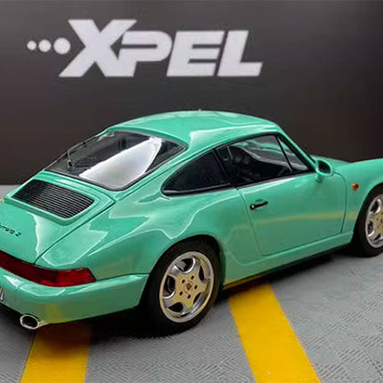 Norev Porsche 911 Carrera 4 Silver 1:18 Diecast Model Car - detailed die-cast style model