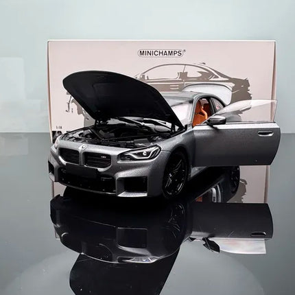 Minichamps 2023 BMW M2 G87 Red 1:18 Diecast Model Car - detailed collectible replica