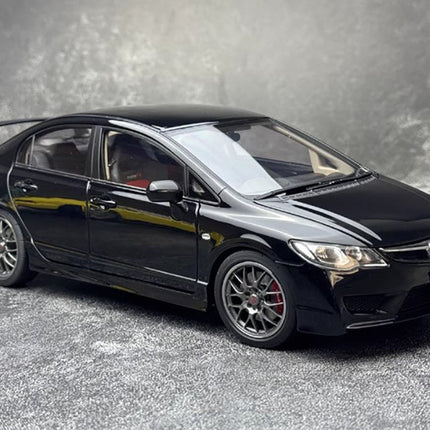 WELL Honda Civic Type R FD2 Fully Open 1:18 Diecast Model Car - scale model for display