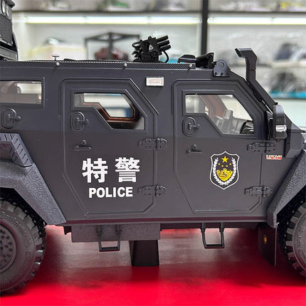MB Jilong Explosion proof Evacuation Vehicle Static Special Police 1:18 Resin Model Car - collector display piece