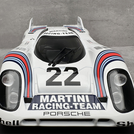 Norev Porsche 917K 1971 24H White #22 1:18 Diecast Model Car - scale model collectible piece