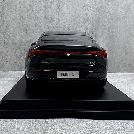 YX Car Model NETA S Sedan 2011 Black 1:18 Diecast Model Car - scale model for display
