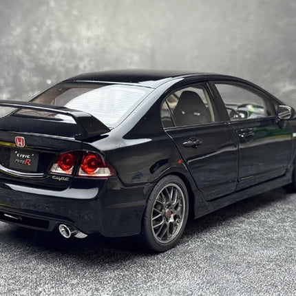 WELL Honda Civic Type R FD2 Fully Open 1:18 Diecast Model Car - collector edition scale model