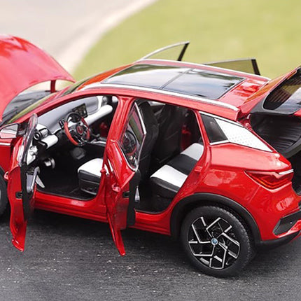 YX Car Model BYD Yuan PLUS EV Red 1:18 Diecast Model Car - collector edition scale model