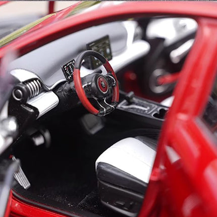 YX Car Model BYD Yuan PLUS EV Red 1:18 Diecast Model Car - showroom-quality model replica