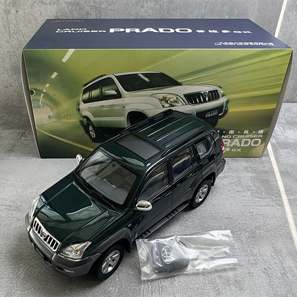 FAW Toyota YX Prado GX 2008 White 1:18 Diecast Model Car - scale model for display