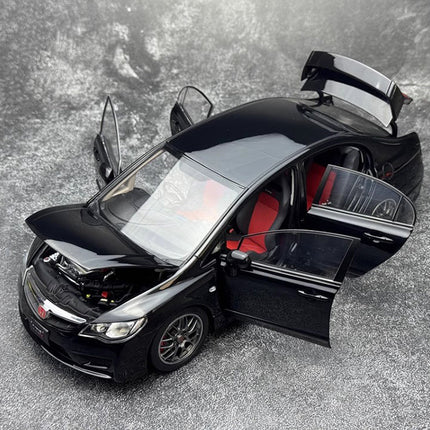 WELL Honda Civic Type R FD2 Fully Open 1:18 Diecast Model Car - scale model collectible piece