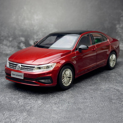 YX Car Model Volkswagen New Lamando Hot Red 1:18 Diecast Model Car - detailed collector display model