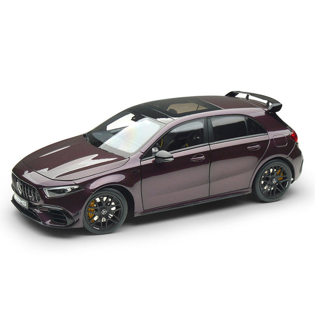 NZG Mercedes-AMG A45 S Purple 1:18 Diecast Model Car - detailed collector display model