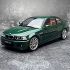 Solido BMW M3 E46 Coupe 2000 Green 1:18 Diecast Model Car - detailed collector display model