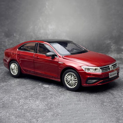 YX Car Model Volkswagen New Lamando Hot Red 1:18 Diecast Model Car - studio product photo of the scale model