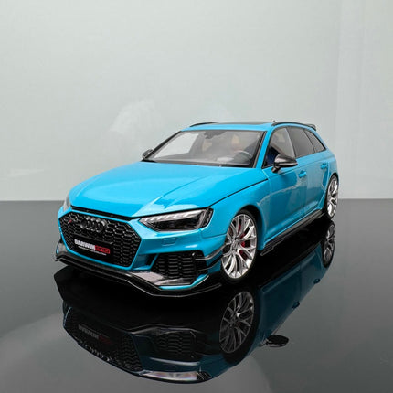 YX Car Model 2022 Audi RS4 Touring Simulation 1:18 Diecast Model Car - detailed collector display model