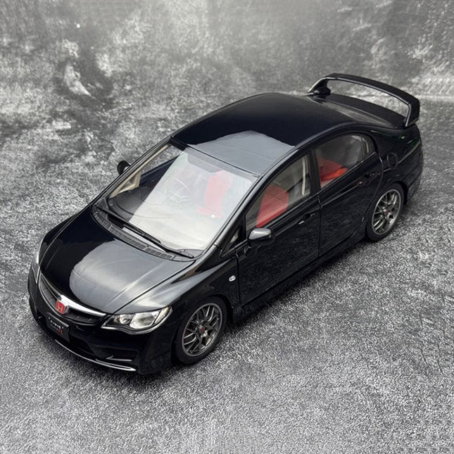 WELL Honda Civic Type R FD2 Fully Open 1:18 Diecast Model Car - detailed collector display model