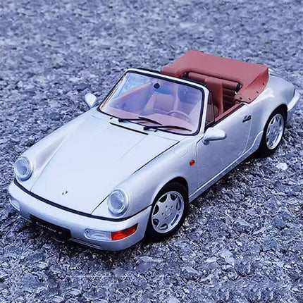 Norev Porsche 911 Carrera 4 Silver 1:18 Diecast Model Car - collectible scale model car