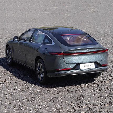 Original Changan Qiyuan A07 2023 Gray 1:18 Diecast Model Car - fine detailed model replica