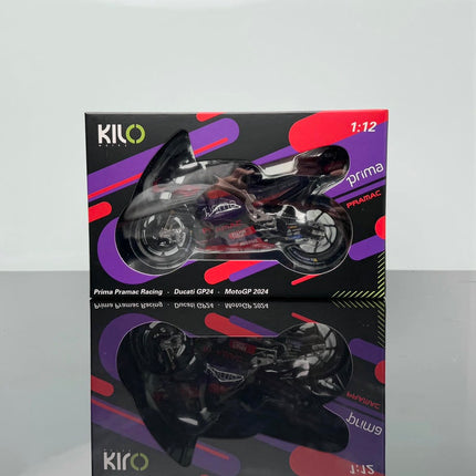 KILOworks Mercedes-Benz Ducati GP24 GP23 Motorcycle 1:12 Diecast Model Motorcycle - premium collector scale model