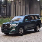 KengFai Kengfei Original Factory Toyota Land Cruiser LC200 Green 1:18 Diecast Model Car - detailed collector display model