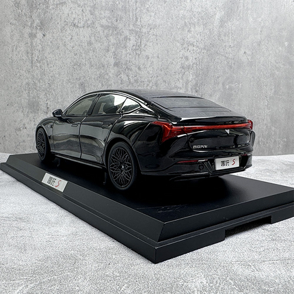 YX Car Model NETA S Sedan 2011 Black 1:18 Diecast Model Car - fine detailed model replica