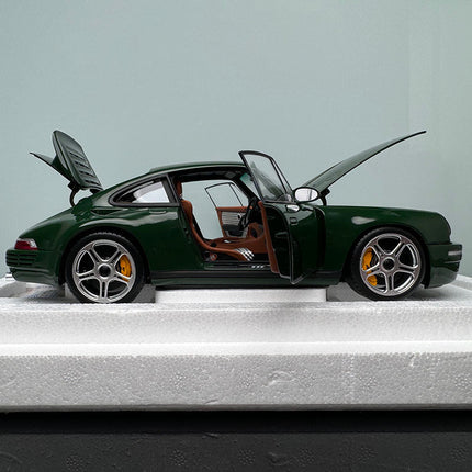 Almost Real RUF CTR Anniversary 2017 Blue 1:18 Diecast Model Car - fine detailed model replica