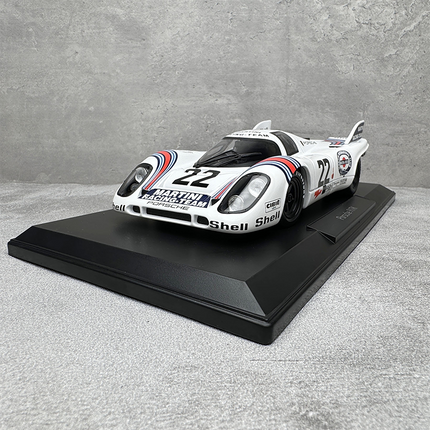 Norev Porsche 917K 1971 24H White #22 1:18 Diecast Model Car - fine detailed model replica