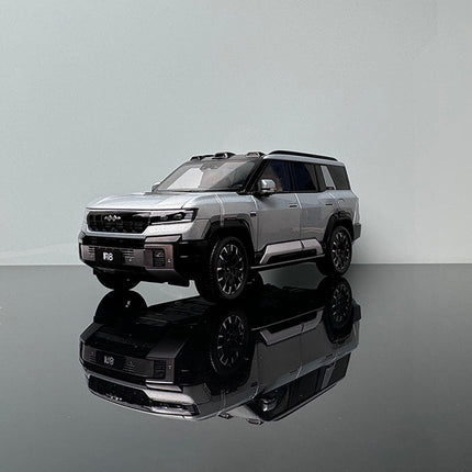 YX Car Model BYD Formula Leopard 8 2023 Black SUV 1:18 Diecast Model Car - detailed collector display model