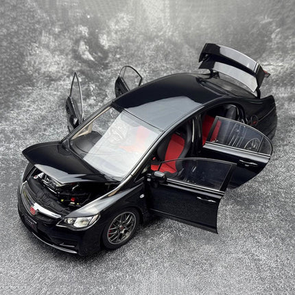 WELL Honda Civic Type R FD2 Fully Open 1:18 Diecast Model Car - fine detailed model replica