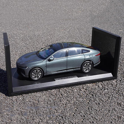 Original Changan Qiyuan A07 2023 Gray 1:18 Diecast Model Car - scale model for display