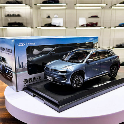 YX Car Model Chery Big Ant New Energy SUV Simulation 1:18 Diecast Model Car - detailed collector display model