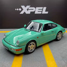 Norev Porsche 911 Carrera 4 Silver 1:18 Diecast Model Car - detailed collector display model
